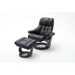 Netto Marken-Discount iNNoSeat by MCA + CALGARY XXL Relaxer 180 mit Hocker - versch. Ausführungen - schwarz schwarz Angebot
