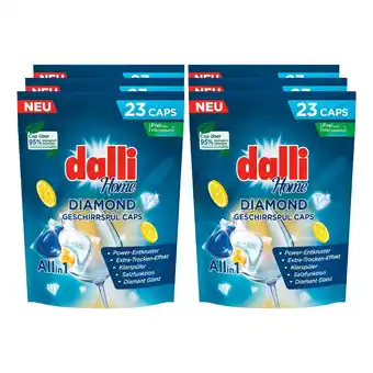 Netto Marken-Discount Dalli Maschinengeschirreiniger Caps Diamond, 6er Pack Angebot