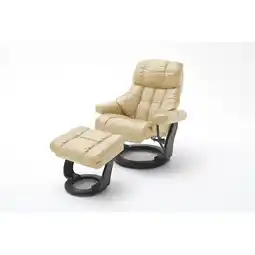 Netto Marken-Discount iNNoSeat by MCA + CALGARY XXL Relaxer 180 mit Hocker - versch. Ausführungen - creme schwarz Angebot