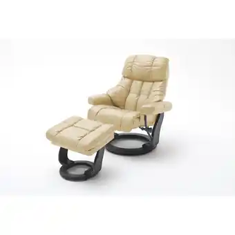 Netto Marken-Discount iNNoSeat by MCA + CALGARY XXL Relaxer 180 mit Hocker - versch. Ausführungen - creme schwarz Angebot