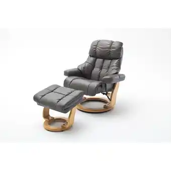 Netto Marken-Discount iNNoSeat by MCA + CALGARY XXL Relaxer 180 mit Hocker - versch. Ausführungen - schlamm natur Angebot