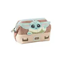 Netto Marken-Discount Star Wars Grogu Toilettentasche Kunstleder 23x17x8 cm Angebot