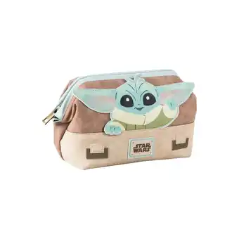 Netto Marken-Discount Star Wars Grogu Toilettentasche Kunstleder 23x17x8 cm Angebot