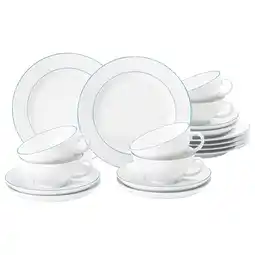Netto Marken-Discount Seltmann Weiden Teeservice Sonate Blue Lines 18er Set Angebot