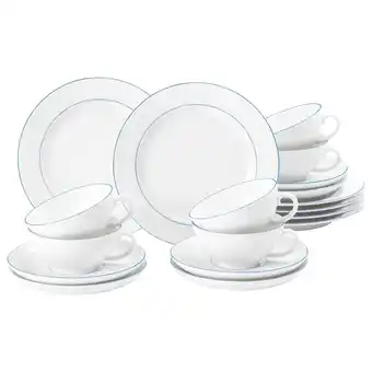Netto Marken-Discount Seltmann Weiden Teeservice Sonate Blue Lines 18er Set Angebot
