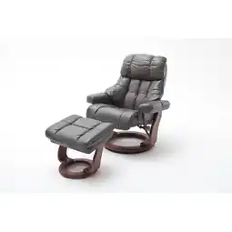 Netto Marken-Discount iNNoSeat by MCA + CALGARY XXL Relaxer 180 mit Hocker - versch. Ausführungen - schlamm walnuss Angebot