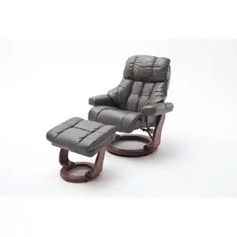 Netto Marken-Discount iNNoSeat by MCA + CALGARY XXL Relaxer 180 mit Hocker - versch. Ausführungen - schlamm walnuss Angebot