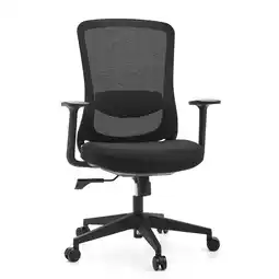 Netto Marken-Discount hjh OFFICE Home Office Bürostuhl Sedito Stoff / Netzstoff mit Armlehnen Angebot
