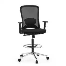 Netto Marken-Discount hjh OFFICE Arbeitsstuhl Top Work 44 Stoff / Netzstoff mit Armlehnen (höhenverstellbar) Angebot