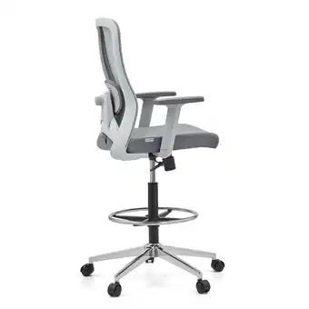 Netto Marken-Discount hjh OFFICE Counterstuhl Top Work 44 W Stoff / Netzstoff mit Armlehnen (höhenverstellbar) Angebot