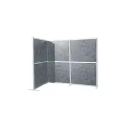 Netto Marken-Discount hjh OFFICE Akustiktrennwand Flexmiut Modul L Stoff, Kunststoff, Aluminium, Stahl Angebot