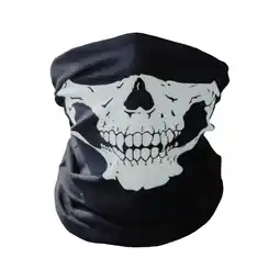 Netto Marken-Discount Weiße Skelettmaske / Schal / Schal Halloween - Skelettmaske Angebot