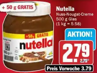 AEZ Nutella Nuss-Nougat-Creme Angebot