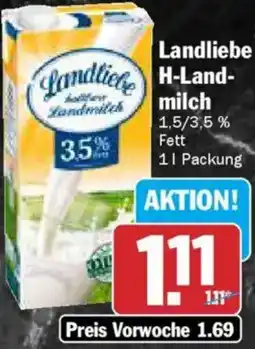 AEZ Landliebe H-Landmilch Angebot