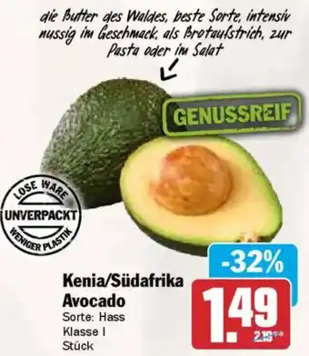 AEZ Kenia/Südafrika Avocado Angebot