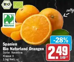 AEZ Spanien Bio Naturland Orangen Angebot