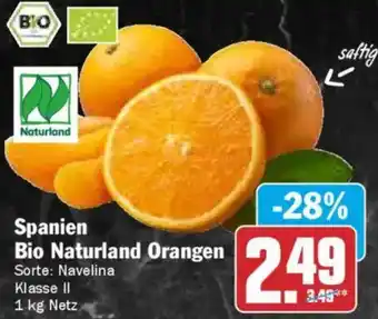 AEZ Spanien Bio Naturland Orangen Angebot