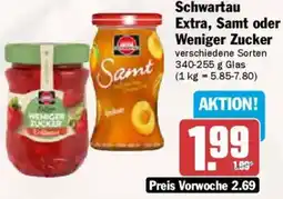 AEZ Schwartau Extra, Samt oder Weniger Zucker Angebot