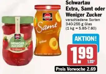AEZ Schwartau Extra, Samt oder Weniger Zucker Angebot