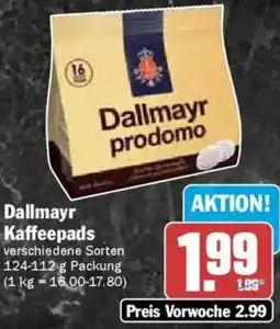 AEZ Dallmayr Kaffeepads Angebot