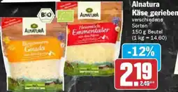 AEZ Alnatura Käse gerieben Angebot