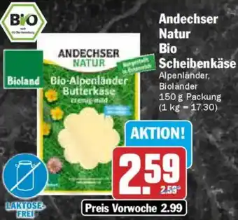 AEZ Andechser Natur Bio Scheibenkäse Angebot