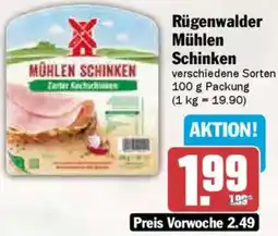 AEZ Rügenwalder Mühlen Schinken Angebot