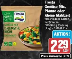AEZ Frosta Gemüse Mix, Pfanne oder Kleine Mahlzeit Angebot