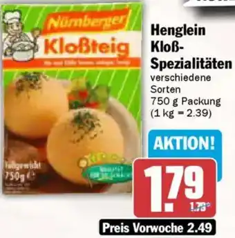 AEZ Henglein Kloẞ Spezialitäten Angebot