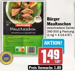 AEZ Bürger Maultaschen Angebot
