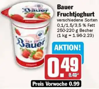 AEZ Bauer Fruchtjoghurt Angebot