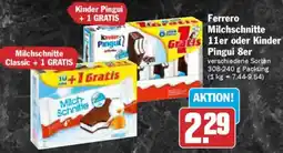 AEZ Ferrero Milchschnitte 11er oder Kinder Pingui 8er Angebot
