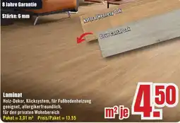 B1 Discount Baumarkt Laminat Angebot