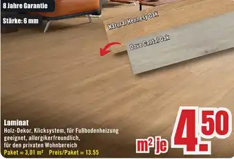 B1 Discount Baumarkt Laminat Angebot