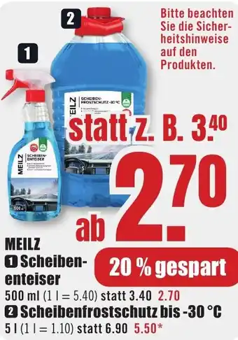 B1 Discount Baumarkt MEILZ Scheibenenteiser Angebot