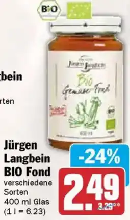 AEZ Jürgen Langbein BIO Fond Angebot