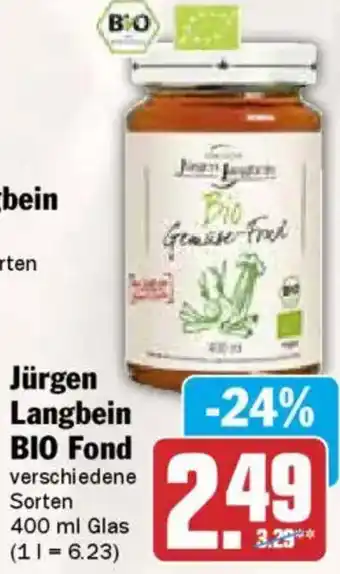 AEZ Jürgen Langbein BIO Fond Angebot