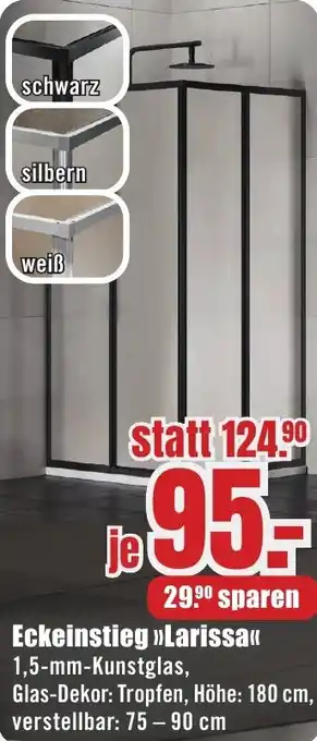 B1 Discount Baumarkt Eckeinstieg Larissa Angebot