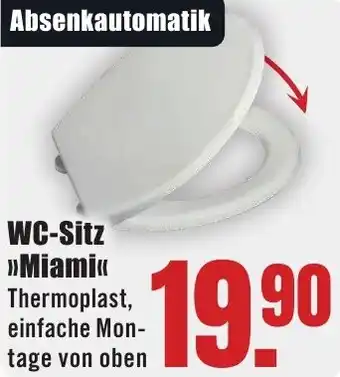 B1 Discount Baumarkt WC-Sitz Miami Angebot