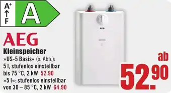 B1 Discount Baumarkt AEG Kleinspeicher Angebot