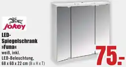 B1 Discount Baumarkt Jokey LED Spiegelschrank Funa Angebot