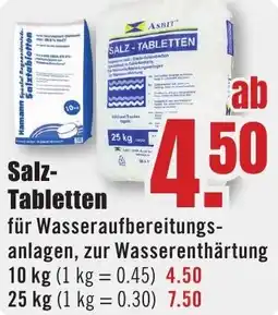 B1 Discount Baumarkt Asbit Salz Tabletten Angebot