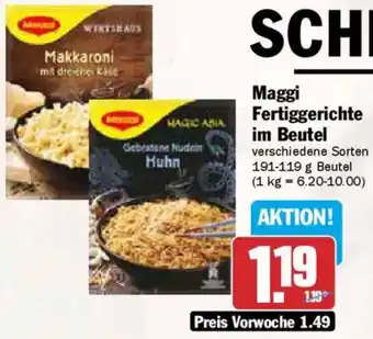 AEZ Maggi Fertiggerichte im Beutel Angebot