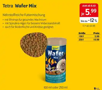 Das Futterhaus Tetra Wafer Mix Angebot