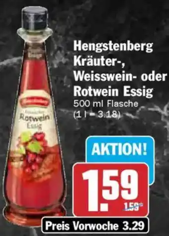 AEZ Hengstenberg Kräuter-, Weisswein- oder Rotwein Essig Angebot