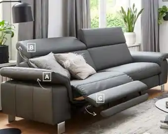 Kabs Polsterwelt 3-Sitzer Sofa Pomezia XIII Angebot