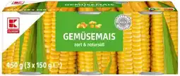 Kaufland K-Classic Gemüsemais zart & natursüß Angebot
