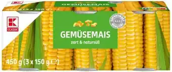 Kaufland K-Classic Gemüsemais zart & natursüß Angebot