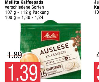 Marktkauf Melitta Kaffeepads Angebot