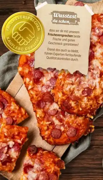 Kaufland Kaufland Bäckerei Pizza Salami Angebot
